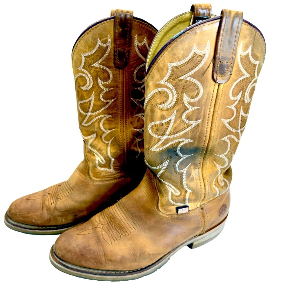 Double H Men's Dylan 12" Soft Toe USA Made Western Work Boot - DH1552 Size 9 - Picture 2 of 14